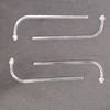 Pièces d'injection en plastique de polycarbonate de tuyau de lumière mené par haute qualité